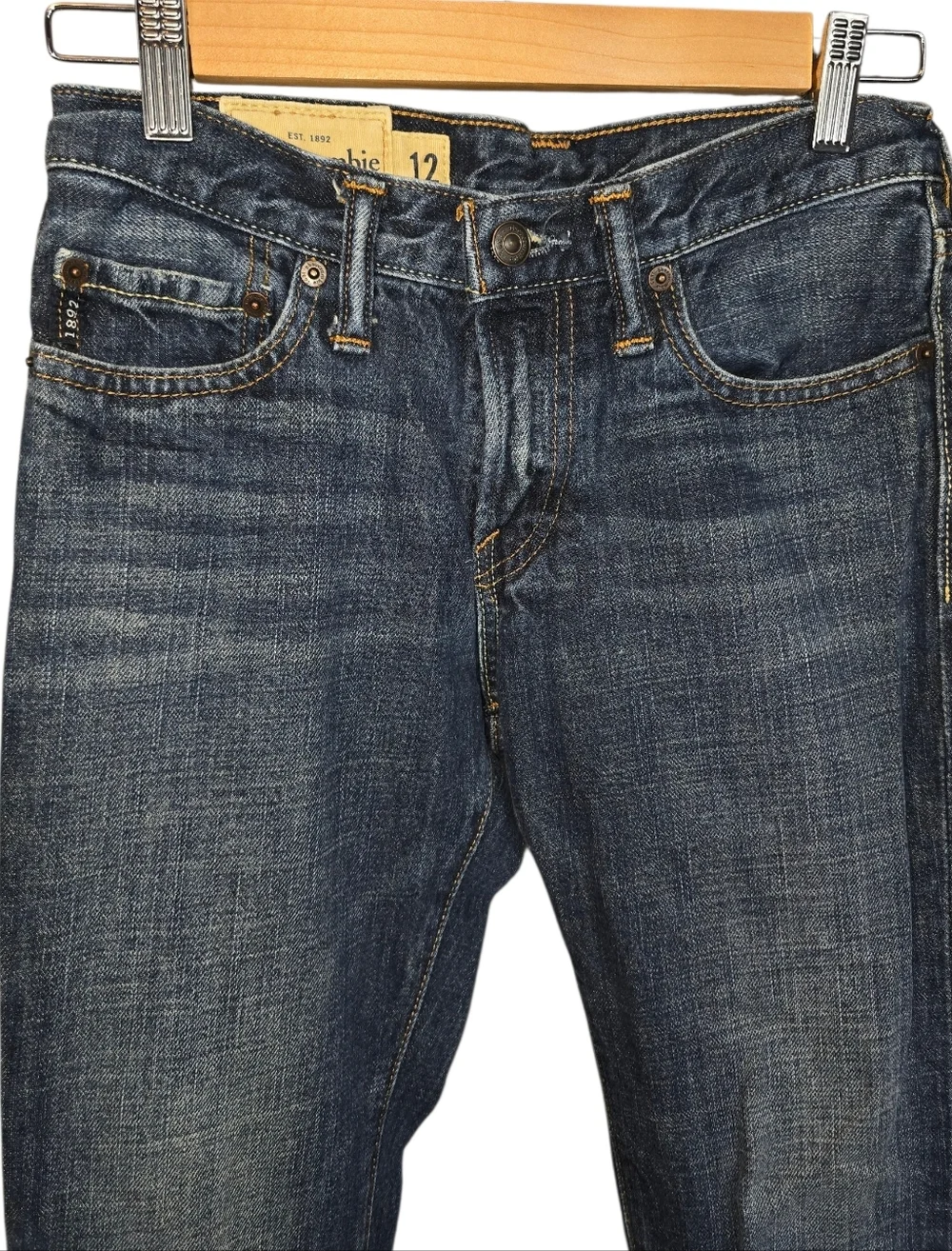 Abercrombie Kids The a&f Skinny Jeans Medium Wash Denim Girls Size 12